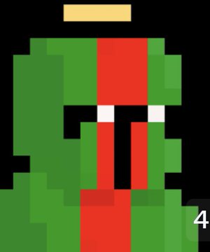 A green, pixelated hooded figure resembling a Pepe-style character with a red stripe and red eyes, marked with the number "4" in the corner, appears as the locked NFT #0902 from TheSeekersNFT collection, as referenced in the post about Streamflow's NFT Lock feature.