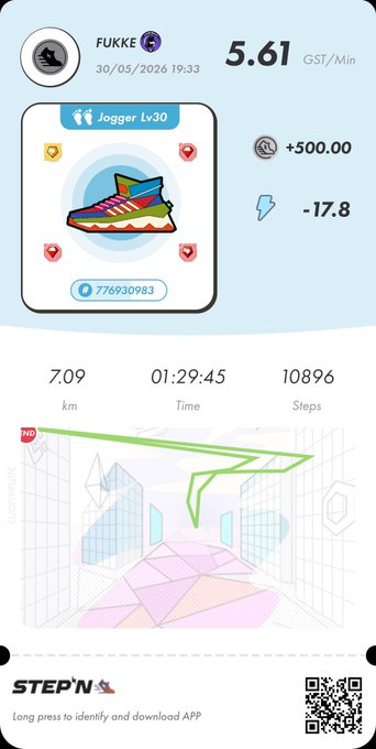 The image shows a step counter app with a colorful shoe design, displaying the number of steps taken by the user during their workout session. The app also provides information about the distance covered and calories burned based on the number of steps taken.