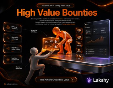 "This week, we're talking about High Value Bounties. Not every action has a price tag but some do. The same applies for the most common value in our society. Most people notice 10x, 30x or even 73x reward, I don't see it that way. I see it as the market quietly assigning a price to human judgment." This post is about understanding pricing and how humans assign a value to things based on their opinions of quality or effort put into something, which could lead to high or low-quality items being priced differently in the marketplace.