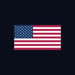 The image shows a stylized American flag on a dark background, symbolizing U.S. policy or Federal Reserve actions referenced in the post about the Fed's latest interest rate hike decision.