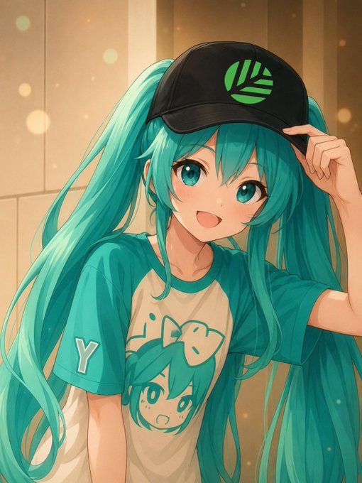 The image features a young girl with long hair wearing a black baseball cap with a green leaf design. She has a blue shirt that says "Y" on it. The girl appears to be posing for a photo, possibly at an event or gathering related to Canopy and blockchain technology.