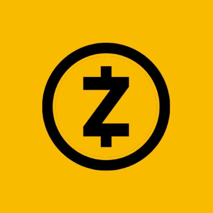 The image features a black and yellow logo with a dollar sign inside of a circle, which is the Zcash symbol. Below this logo, there's an update about the cryptocurrency called Zcash that was released recently. The update highlights the importance of verifying the supply chain for Zcash to ensure its security and stability.