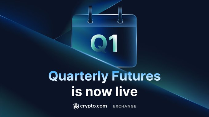 The image shows a screenshot of a website called "CryptoCon" featuring an advertisement for quarterly futures. The main element of the advertisement is a calendar that displays Q1 2077 Futures, which signifies the start of the first quarter. It also includes a quote from the Cryptocurrencies Exchange Trade ETHUSD andBTCUSD futures, stating their benefits. The website's name "CryptoCon" and the phrase "Q1 Futures are now live in the Crypto" clearly indicate that this is an advertisement related to cryptocurrency trading and specifically, the Q1 Futures market. This post aims to grab the viewer's attention with its unique approach of combining a calendar image with information about the future of cryptocurrency trading.