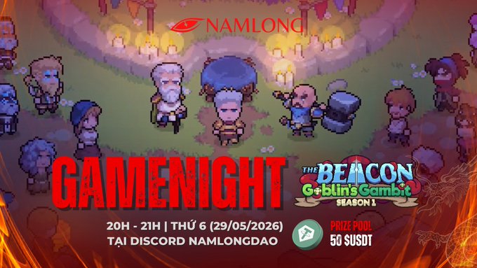 The image features a poster for a video game called "Gamenight" that was released on May 29th, 2016. The poster includes a cartoon of a group of people playing the game, with the title displayed at the top. The poster also mentions that there is a prize pool available to those who join the game and invites viewers to register by sending an email address or filling out a form provided below the image.