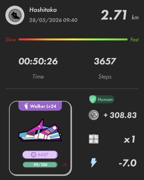 The image shows a fitness tracking app with various data points displayed, including the number of steps taken, calories burned, and distance traveled. The app also provides information about the user's walking speed and the time spent on each step. The screen displays this information in a clear and organized manner, allowing users to easily monitor their progress during exercise sessions.