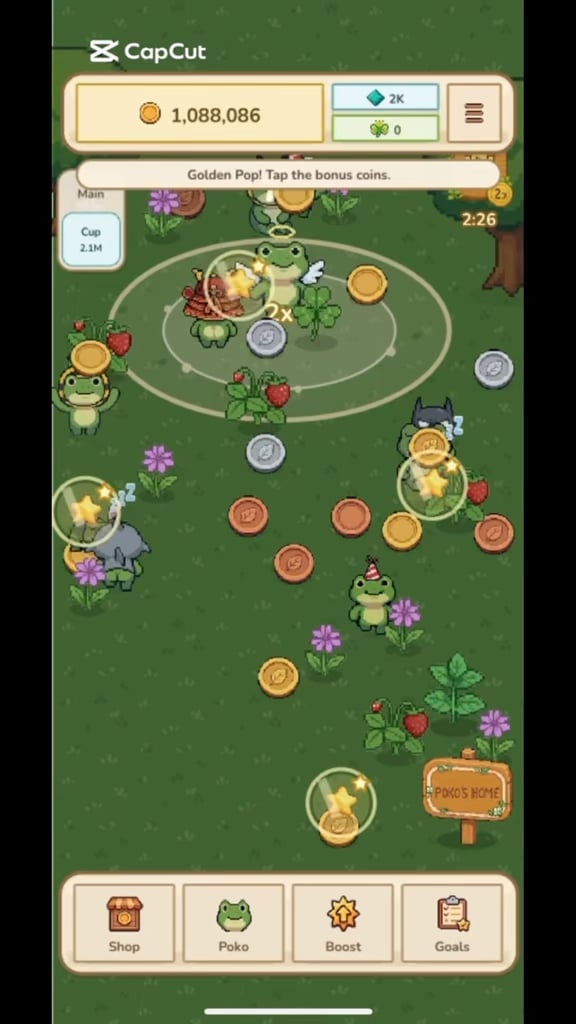 The image shows an advertisement for a mobile game called "Solana Idle", which appears to be a game about gold pots, plants, and animals. The game has been designed with a focus on simplicity and ease of use, as indicated by its title and description. The game is available for both iOS and Android devices, making it accessible to a wide range of users. The image also includes text that reads "Built a cozy idle game for Solana Mobile - looking for feedback from Seeker users". This suggests that the game has been developed with the intention of gathering user feedback and improving its gameplay experience.