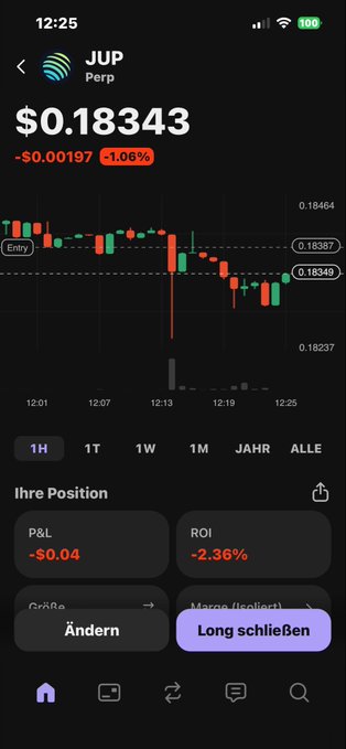 The image shows a screenshot of a phone screen displaying a stock chart with information about a currency exchange and position, as well as an overlay of a text message conversation. The chart displays the current position at 0.46, indicating that the user might be involved in buying or selling shares. Additionally, there is a text message on the right side of the screen, reading: "Toll ich war duschen $Jup ich dca den nun". The main focus should be on understanding this screenshot and its connection to the post.