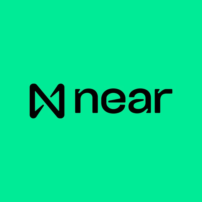 The image displays the NEAR Protocol logo in black on a bright green background, featuring the stylized "N" icon alongside the "near" wordmark. The image corresponds to the news about NEAR Intents, a service within the NEAR ecosystem, suffering a security incident.