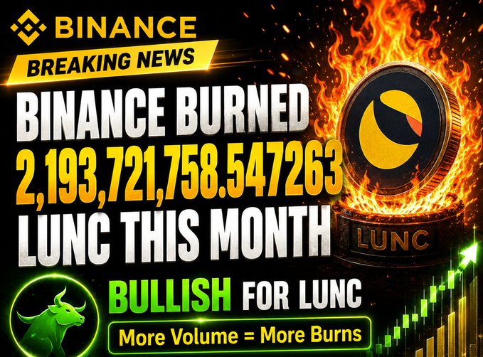 The image features a post about a cryptocurrency called Lunc, which has been burned by someone named Binance. The post includes an image of a coin that has been burnt with a flame symbol above it. The caption reads "It's nothing but a deception...! #luc @cz_binance @binance". This post is related to the Bitcoin breaking news and is meant to inform people about the burning of Lunc, which Binance is responsible for.