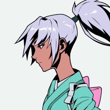 An anime-style illustration of a character with silver hair in a ponytail wearing a green kimono, paired with a screenshot-style caption announcing the sweeping of Azuki NFTs #972, #2149, #2181, and #2803 for 4.5792 ETH on OpenSea with links to the transaction details.