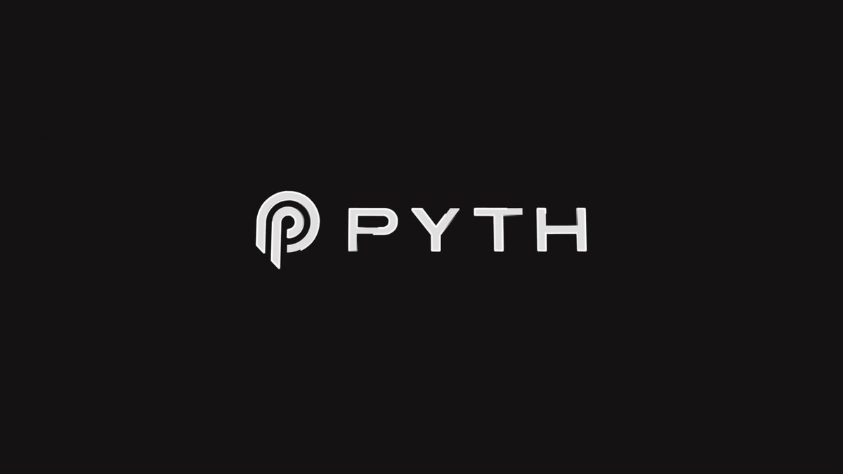 This is an image of a logo for a trading platform named "Pyth" that specializes in trading cryptocurrency. The platform is based on Polymarket trading, where traders can place orders directly with other traders on the exchange. The platform is designed to provide users with more precise information and control over their trades by displaying the market price at a specific time, which allows them to react quickly and execute trades efficiently without having to wait for auctioned trades. The logo includes a stylized "P" accompanied by the words "pyth" and "pyth," which are likely to be synonymous with Polymarket trading within the cryptocurrency space.