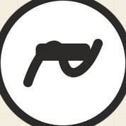 A simple black sunglasses emoji icon in a circular frame.