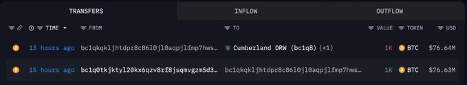 xtrp/inflow is displayed on a webpage, with the header "xtrp" and the body containing information about the transfer rate of Bitcoin.