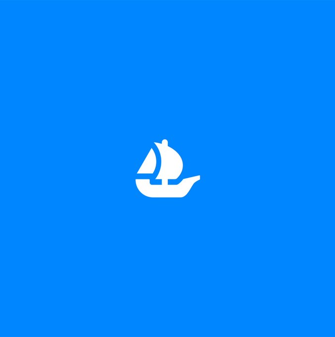 A simple white sailboat icon centered on a solid blue background, likely an app or service logo.
