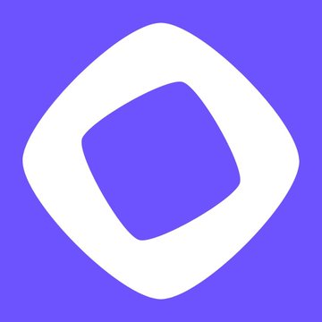 Purple background featuring a white rounded square logo, resembling the icon for Taskmate.