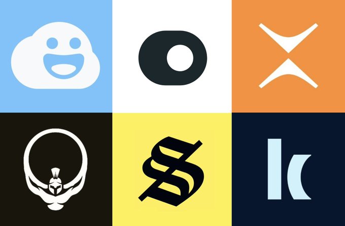A 2x3 grid displays the logos of six Solana ecosystem protocols: Solflare (blue cloud), Kamino (black "O"), Phoenix (orange "X"), Sanctum (black sphere with hands), Titan Exchange (yellow stylized "S"), and OnRe (navy "R" on dark background), corresponding directly to the listed wallet, lending, staking, perps, DEX, and stablecoin tools in the post.
