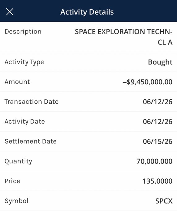 The image features a screenshot of an excel sheet with activity details related to Space Exploration Technically, which includes information about the amount paid for the activity as $9,500,000. The text shows that this activity took place on 6/15/2016 and was paid at $135 usd per pound. Another detail is that there's a symbol of a diamond in the image, possibly representing the Space Exploration Technically brand or product associated with the activity.