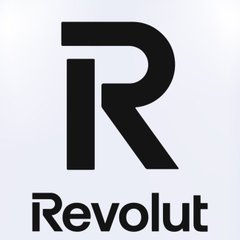 The Revolut logo featuring a stylized 'R' above the company name on a light background.