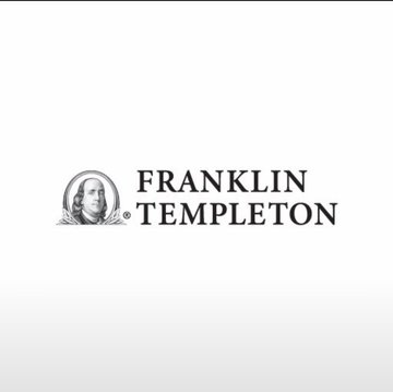 The Franklin Templeton logo featuring a portrait of Benjamin Franklin and the company name in black serif text on a white background.