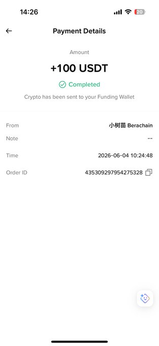 The image shows a phone screen displaying a payment details page from a cryptocurrency exchange. The main focus of the image is a message from a user named Jackker123, who has just landed their first Web3 job. They are excited about this new opportunity and want to share it with others. The post also mentions that the first job explosion will occur at 2 PM on Monday.