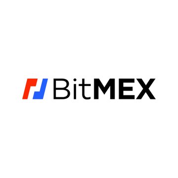 The image displays the BitMEX logo, featuring a stylized red and blue geometric emblem next to the "BitMEX" name in bold black text, symbolizing the cryptocurrency exchange platform mentioned in the post announcing the cessation of all trading and deposits while withdrawals remain available.