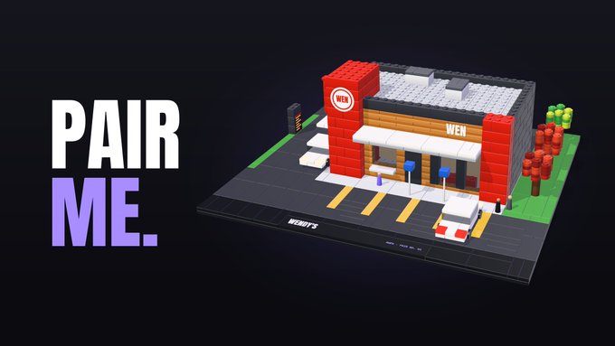 A 3D voxel-style illustration shows a WEH convenience store with an ambulance, accompanied by the text 'PAIR ME.'