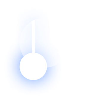 The image shows a stylized graphic featuring a large white circular shape overlapping with a smaller circle connected by a vertical line, set against a blue and pink gradient background. The accompanying text discusses Pendle's PT automatic looping feature being user-friendly and automated, with the graphic likely serving as a visual representation or branding element related to this DeFi protocol's functionality.
