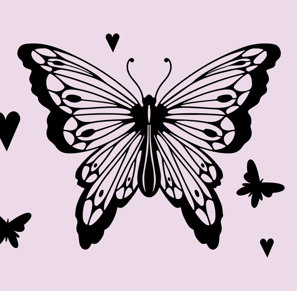 The image features a black and white butterfly with a heart shape above its head, surrounded by hearts of various sizes. The butterfly is positioned centrally against a light pink background. The caption below the image reads "Most people see quantum resistance as a future problem. @quipnetwork is treating it as a present opportunity." This statement suggests that Quip Network is using the butterfly and heart motif to convey their approach to addressing the challenges of quantum computing, emphasizing the importance of embracing new technologies while also considering potential risks and ethical implications.

The image does not contain any text or additional objects, making it a simple yet striking visual representation of the concept being discussed in the caption.