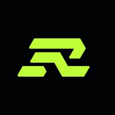A stylized green 'R' logo on a dark brown background.
