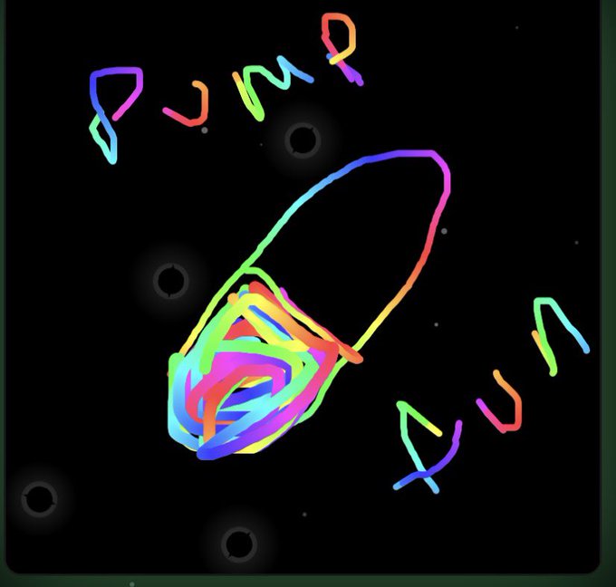 A black background displaying colorful, hand-drawn scribbles that spell out "Summer" and "R" in rainbow hues, resembling a digital drawing or doodle.