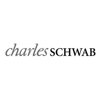 The image displays the "charles SCHWAB" company logo in gray text on a white background. This relates to the post about Charles Schwab expanding its Schwab Crypto offerings beyond Bitcoin and Ethereum to include Solana, Avalanche, and Chainlink.