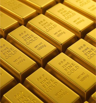 A stack of 1000-gram "99.9 Fine Gold" bars reinforces the post's bullish stance on gold while visually contrasting the enduring value of precious metals against the impending cryptocurrency decline predicted for 2026. The traditional, tangible nature of the gold bars emphasizes the post's dismissal of any "bull run" for digital assets like Bitcoin.