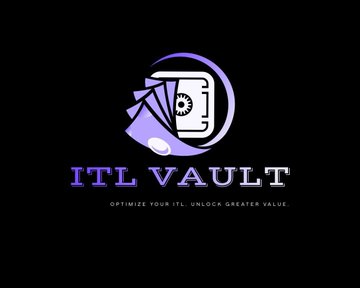 The image shows the ITL Vault logo, featuring a purple circular design with a vault/safe icon and a key, accompanied by the text "ITL VAULT" and the tagline "OPTIMIZE YOUR ITL, UNLOCK GREATER VALUE." It visually represents the crypto-collateralized liquidity concept mentioned in the post, where ITL tokens serve as collateral to access USDT, similar to Aave's lending model but simplified for the ITL ecosystem.