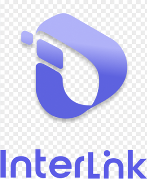 The image displays the InterLink logo—a stylized purple and blue "D" or link-shaped icon—with the word "InterLink" beneath it. This branding ties directly to the post's mention of Interlink Network ($ITL), reinforcing the project's visual identity while the text emphasizes a message of patience and holding strong for both $ITL and $PI.