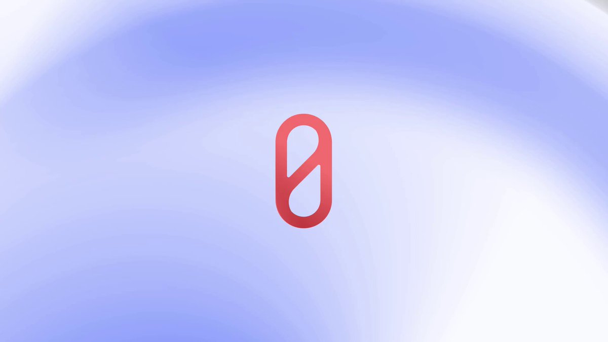 The image features an abstract graphic design with a red circle containing a line through it, which is surrounded by a gradient of blue colors. The background appears to be a light blue color, creating a visually appealing contrast with the red circle. The text "crypto spent years optimizing funding. now it's starting to optimize creation itself." suggests that this image could be related to the world of cryptocurrency or blockchain technology.