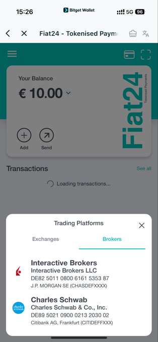 The image shows a cell phone screen displaying information about BitgetWalle, an online payment platform. The screen features a list of transactions, including one for Charles Schwab, another for IBM, and a third for Bitcoin. There are also options to send Bitcoins using the BitgetWalle platform. The text on the screen provides details about these transactions, such as the amount sent and received by each party involved in the transaction.