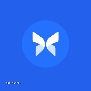 A blue logo featuring a stylized white "M" within a circle, with "MSG_INTELL" text in the corner, representing Morpho—the lending platform referenced in the news that Paxos' $USDG has surpassed $500 million in supply.