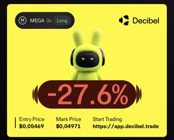 The image features a green, yellow, and black advertisement for the website Deci. This advertisement displays an illustration of a cartoon bunny with headphones sitting against a yellow background. The text on the image reads "MEGA 3 long", which indicates that the advertisement is targeting a wide audience interested in long-term content or products. 
The key elements of this image include the cartoon bunny, the text about MEGA 3's long duration, and the use of colors like yellow and black to create an eye-catching design.
