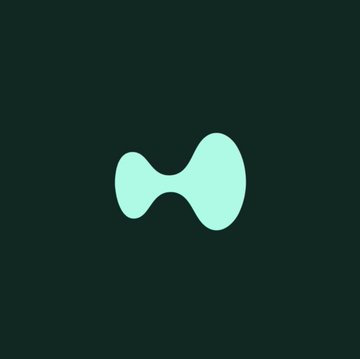 A minimalist mint-green abstract shape resembling a stylized letter or molecular form is centered on a dark green background. The image appears to be a decorative graphic that does not directly depict any text, numbers, or financial data related to the $HYPE spot ETFs' $10.36 million net inflows.