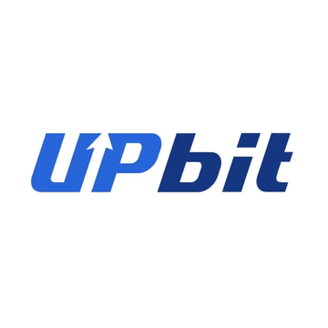 The image displays the logo for Upbit, a cryptocurrency exchange that reported $11.7 billion in weekly trading volume, with XRP being the most traded digital asset during that period.
