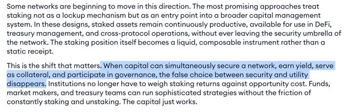 The image shows a text document with information about capital markets, specifically about capital lockups and their impact on capital allocation strategies.