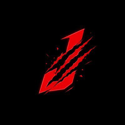Three red claw-like slash marks glowing on a black background.