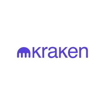 The image displays the Kraken logo, featuring a stylized purple octopus-like icon next to the word "kraken" in lowercase purple text. It accompanies an announcement about Kraken launching xStocks Vaults that offer variable yield on tokenized stocks like SPYx, QQQx, and NVDAx.