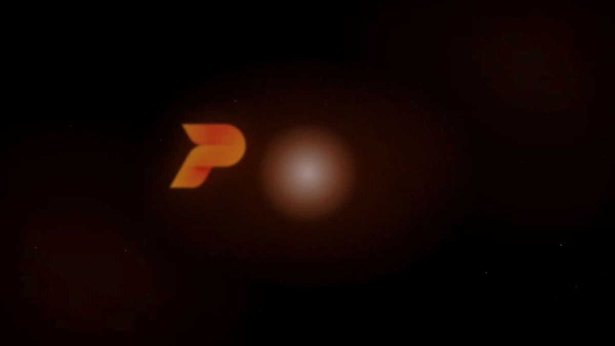 The image features a logo that combines elements of both Wall Street and the automotive company, Pionex. The logo incorporates an orange "P" shape within a red circle, with a black background emphasizing its prominence. The text below the logo provides more information about the partnership, stating that they will trade $NVDA, TSLA, and AAPL among other stocks, as well as gold, silver, and oil up to 125x leverage.