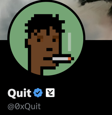 This image shows a logo for a Bitcoin trading platform. The design of the logo consists of a stylized representation of a person holding a cigarette, surrounded by a green circle with black text elements related to Bitcoin or blockchain technology. The background of the logo is also green. The accompanying text on the post explains that this website allows users to trade using Bitcoin and emphasizes its focus on modern trading platforms, highlighting how it was created from scratch for innovative purposes.