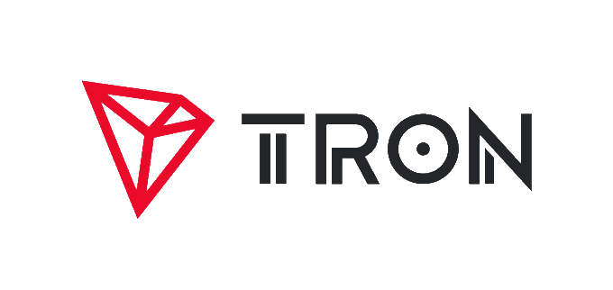 The image displays the TRON logo, featuring a red geometric icon alongside the word "TRON" in black text, visually anchoring its identity as the blockchain network highlighted in the post. The logo represents the platform being credited with processing $2.1 trillion in USDT transfers during Q2/2026 and holding nearly $88 billion in on-chain USDT, underscoring its quiet dominance as a global stablecoin payment infrastructure.