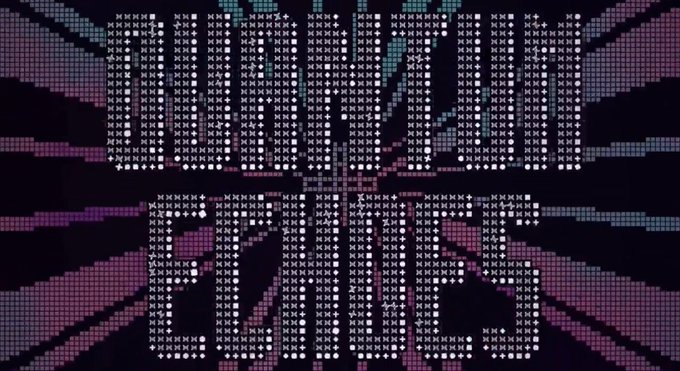 The image features a poster for a video game called "quip network" with the title "Quantum Echoes" written across the center of the poster. The background of the poster consists of small dots, creating an abstract pattern that adds visual interest to the design. The text and elements on the poster are in white, which contrasts nicely against the black background. The overall layout is simple yet eye-catching, with the title prominently displayed at the top and the game's name "quip network" written below it.