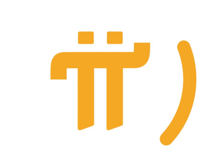 An orange logo featuring a stylized "π" symbol beside a closing parenthesis, resembling a smiling face. The playful, mathematical design ties into the post's theme, using the visual of a cryptic "frown" or "smirk" to symbolize PCT's intentional silence in the face of FUD, scams, and community drama.