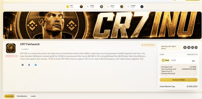 In this screenshot, there are two instances of a large gold banner displaying the name "CRO7INO" written on it. The banner is situated at the top left corner and spans across multiple lines of text, making up the majority of its width. This banner seems to be associated with an article or a post about CRO7INO, possibly related to the sports world.