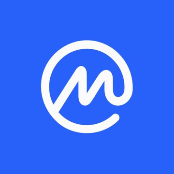 A stylized white "e" logo on a vibrant blue background, representing Coinglass, a cryptocurrency data platform now under Binance's ownership.